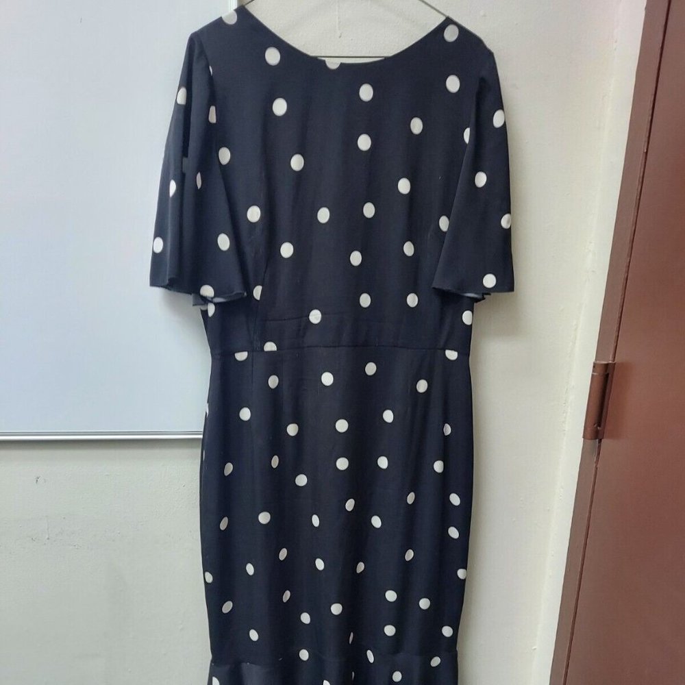 dolce gabbana polka dot maxi dress